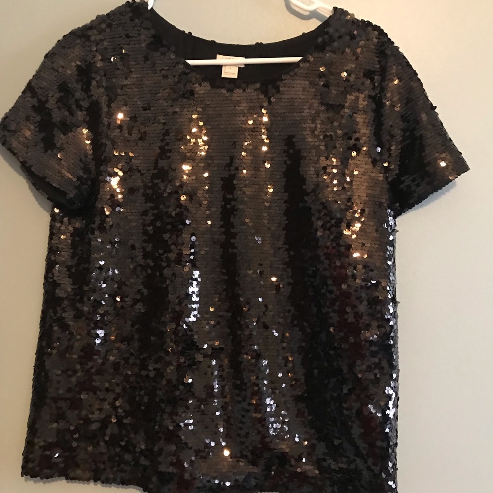 Jcrew sequin top-never Worn